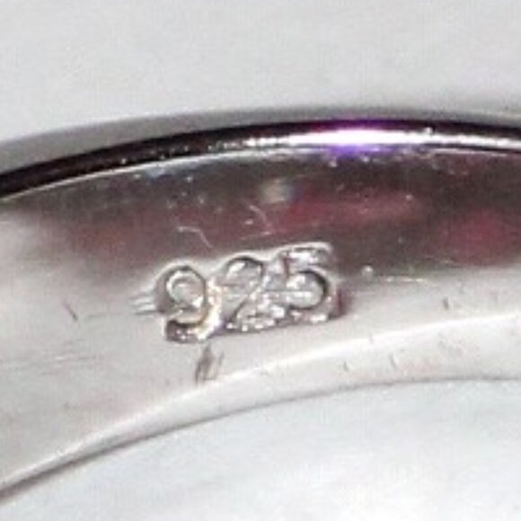 Sterling Silver Lab Created Ruby Ring - Picture 5 of 7